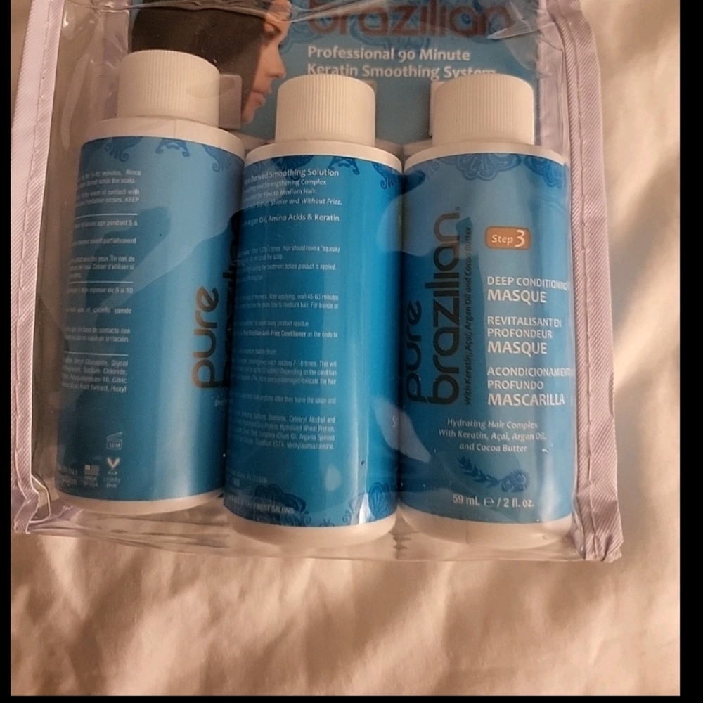 FOUR (4) x Pure Brazilian Deep Conditioning Masque 2 Fl oz